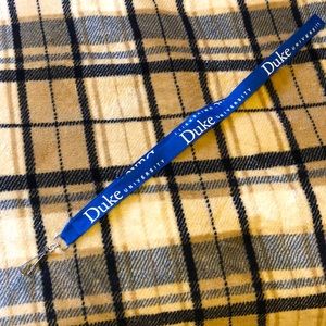 Duke University lanyard with hook